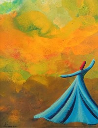 Khusro Subzwari, 18 x 24 Inch, Acrylics on Canvas, Figurative Painting, AC-KS-274 Khusro Subzwari, 18 x 24 Inch, Acrylics on Canvas, Figurative Painting, AC-KS-274